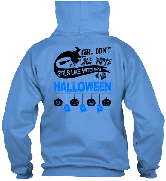 Girls Like Witches And Halloween T Shirt, I Love You Pumpkin T Shirt