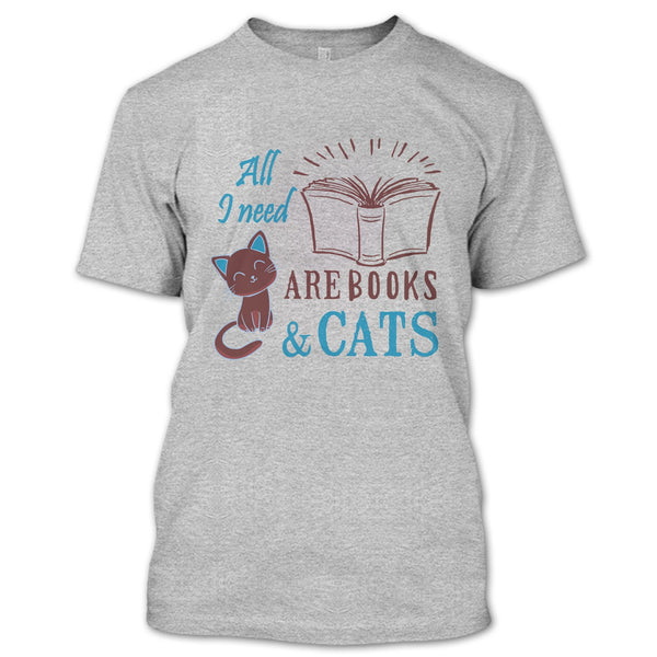 All I Need Are Books & Cats T Shirt, I'm A Coolest Book Reader T Shirt