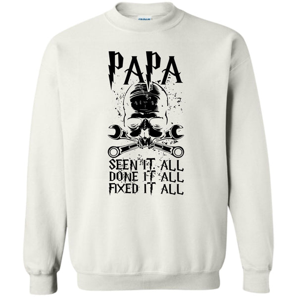Coolest Papa Ever T Shirt, Papa Seen It All Sweatshirt