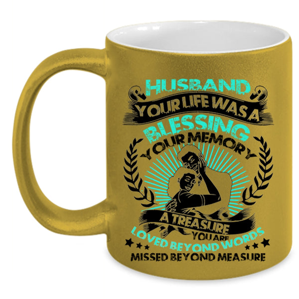 You Are Loved Beyond Words Coffee Mug, Husband Accent Mug