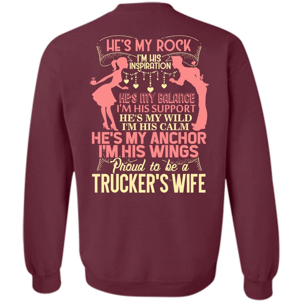 I'm His Wings T Shirt, I Love Trucking Sweatshirt