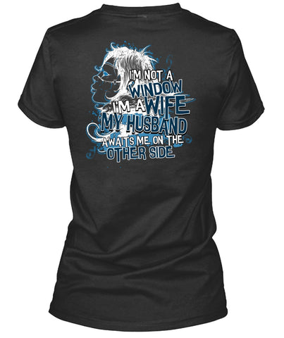 A black t-shirt with the shopify logo