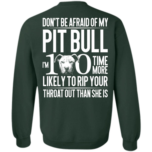 My Love T Shirt, I Love Pit Bull Sweatshirt