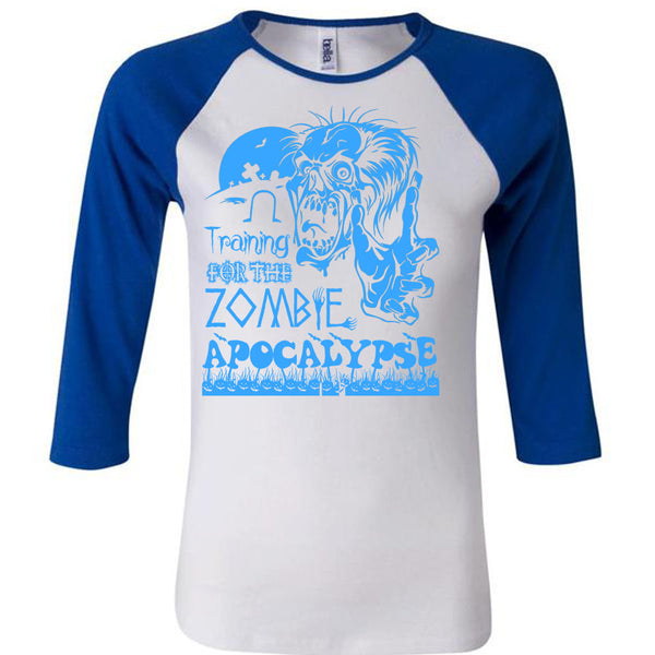 Training For The Zombie Apocalypse T Shirt, Wait For Halloween T Shirt, Awesome T-Shirts