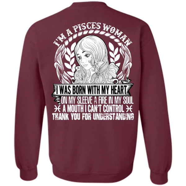 Fire In My Soul T Shirt, I Love Pisces Sweatshirt