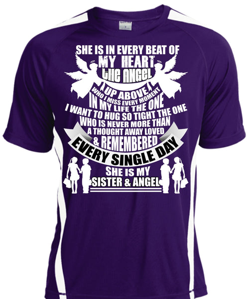She Is My Sister And Angel T Shirt, Beat Of My Heart T Shirt, Cool Shirt