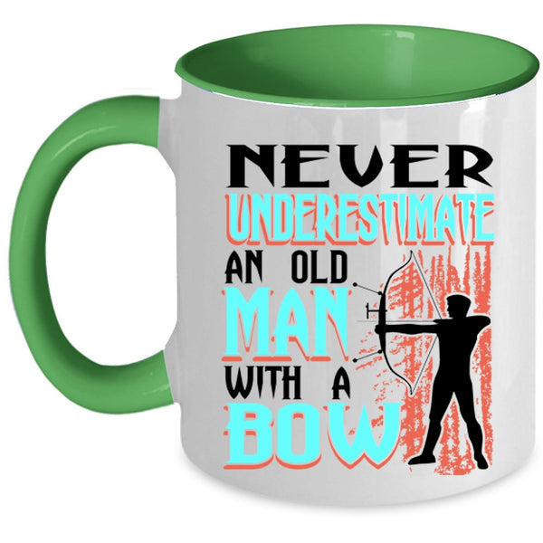 Awesome Grandpas Coffee Mug, An Old Man With A Bow Accent Mug