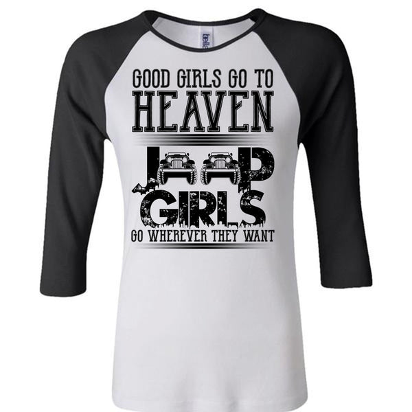 Good Girls Go To Heaven Jeep Girls T Shirt, I Love Jeep T Shirt, Awesome T-Shirts