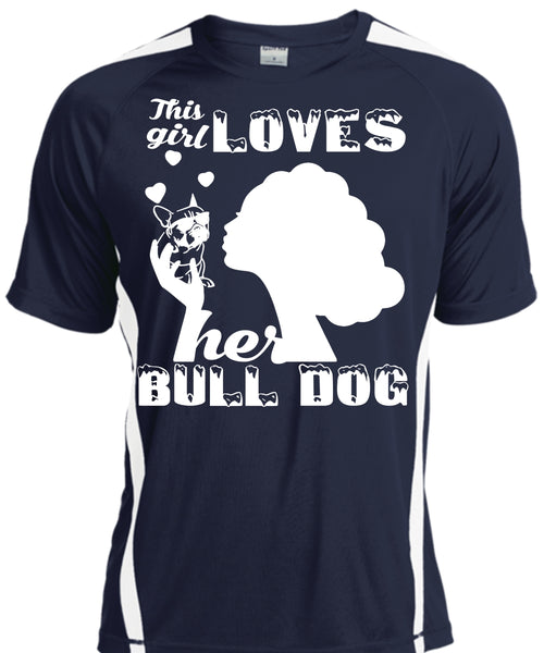 This Girl Loves Her Bulldog T Shirt, I Love Dog T Shirt, My Pets T Shirt
