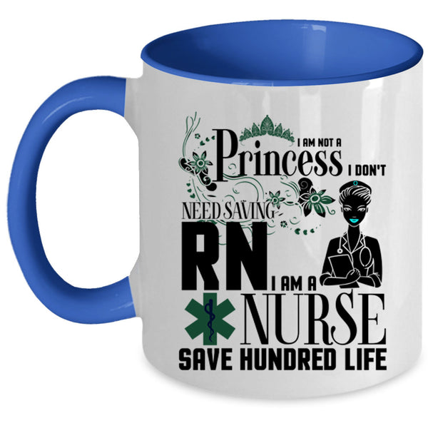 Pretty Daughter Coffee Mug, I Am A Nurse Accent Mug