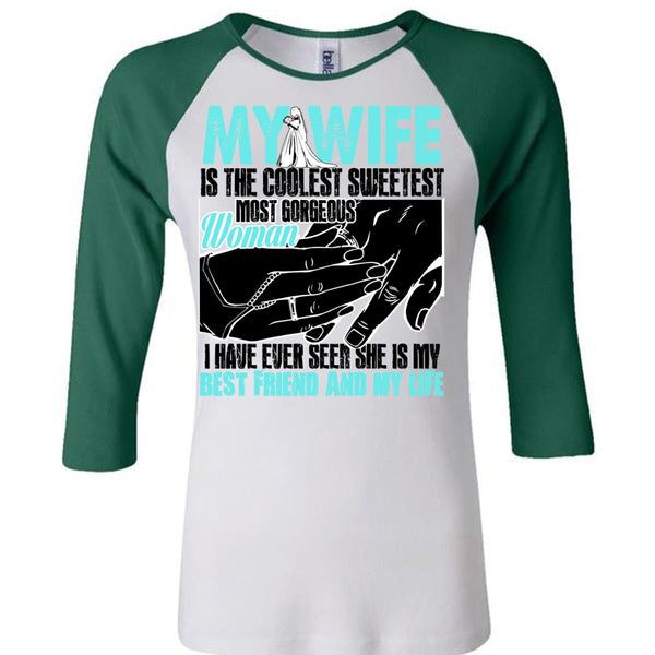 My Wife Is The Coolest T Shirt, I Love My Wife T Shirt, Awesome T-Shirts