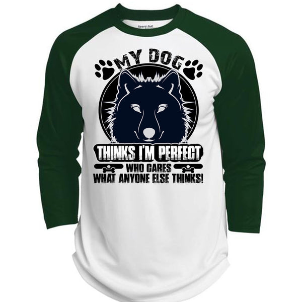 My Dog Thinks T Shirt, My Favorite T Shirt, Awesome T-Shirts  (Polyester Game Baseball Jersey)