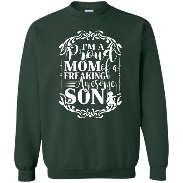Freaking Awesome Son T Shirt, Coolest Mom Sweatshirt