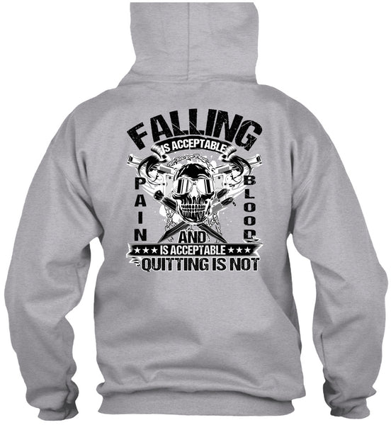 Falling Is Acceptable T Shirt, I Love Veteran T Shirt