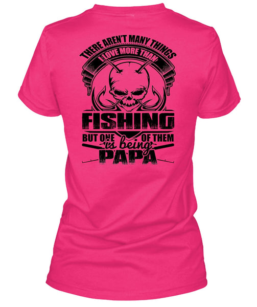 I Love More Than Fishing T Shirt, I Love Fisher T Shirt