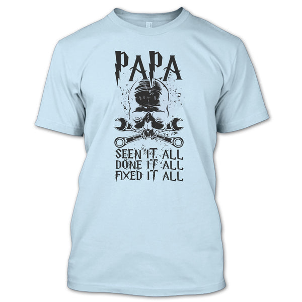 Papa Seen It All T Shirt, Coolest Papa Ever T Shirt
