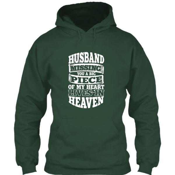 Husband Missing You T Shirt, A Piece Of My Heart T Shirt