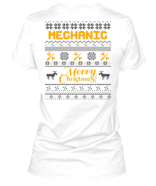Mechanic Merry Christmas T Shirt, I Love Mechanic T Shirt