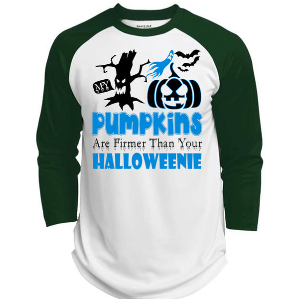 My Pumpkins Are Firmer Than Your Halloween T Shirt, Wait For Halloween T Shirt, Awesome T-Shirts  (Polyester Game Baseball Jersey)