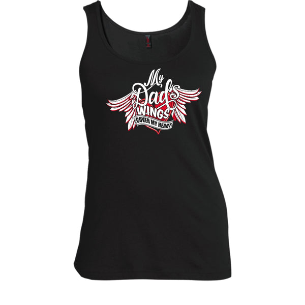 My Dad Wing's Cover My Heart T Shirt, Dad's Wing Tank Top