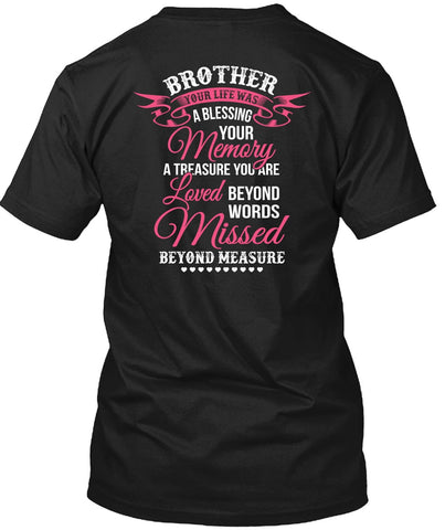 A black t-shirt with the shopify logo