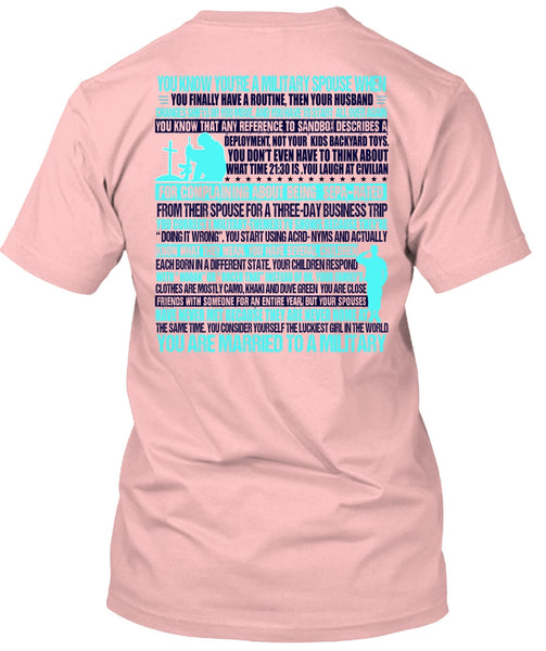 You Are Married To A Military T Shirt, I Love Veteran T Shirt