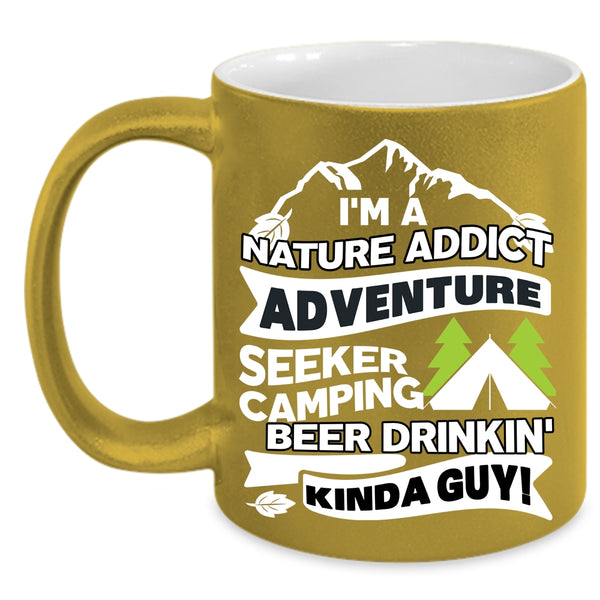I'm A Kinda Guy Coffee Mug, I Love Camping Coffee Cup