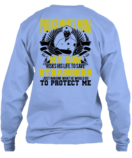 Policeman's Mom T Shirt, Being A Police T Shirt