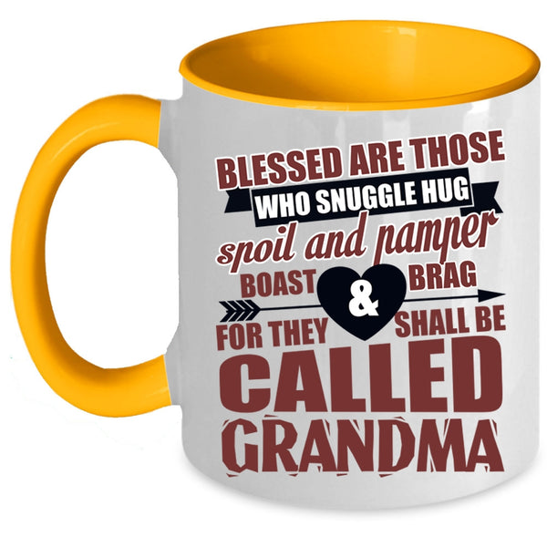 Cute Grandma Coffee Mug, They Shall Be Called Grandma Accent Mug