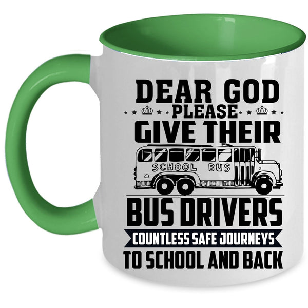 Cute School Bus Driver Coffee Mug, Funny School Bus Driver Accent Mug