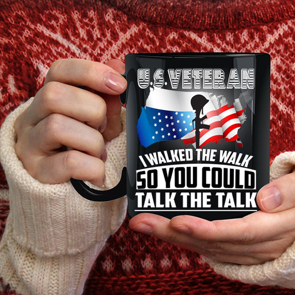 U.S Veteran Coffee Mug, American Flag Coffee Cup