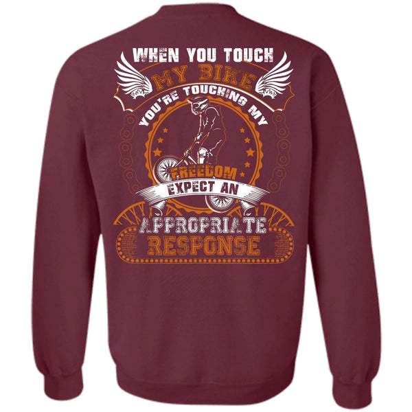 My Freedom T Shirt, I Love Biker Sweatshirt