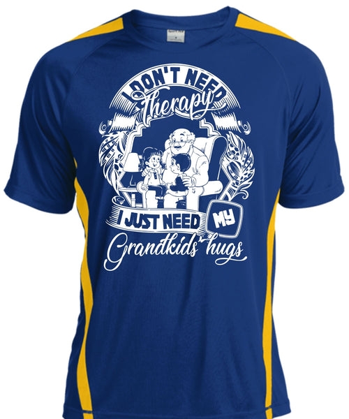 I Don't Need Therapy T Shirt, I Just Need My Grandkids Hugs T Shirt, Cool Shirt