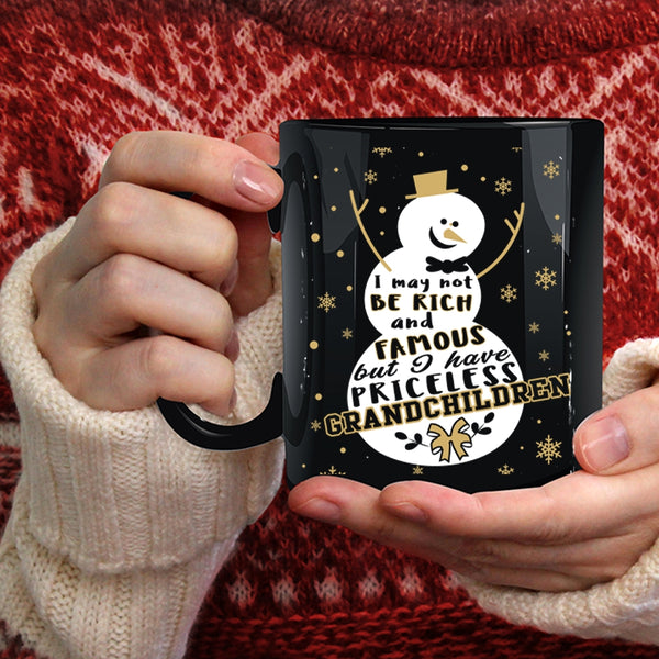 I Have Priceless Grandchildren Coffee Mug, Christmas Gift For Grandparent Coffee Cup