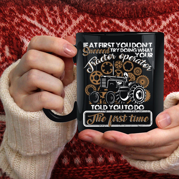 Tractor Operator Coffee Mug, Awesome Tractor Operator Coffee Cup