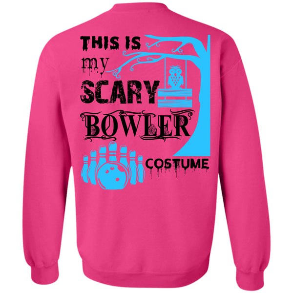 Wait For Halloween T Shirt, This Is My Scary Bowler Costume Sweatshirt