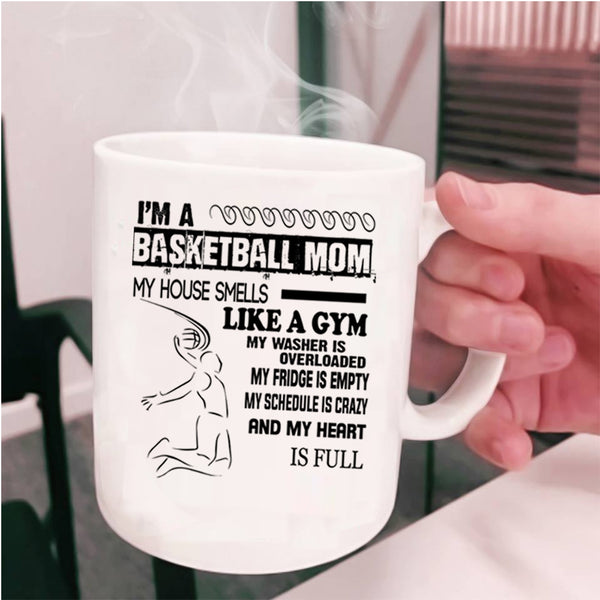 Awesome Basketball Mom Coffee Mug, I'm A Basketball Mom Cup
