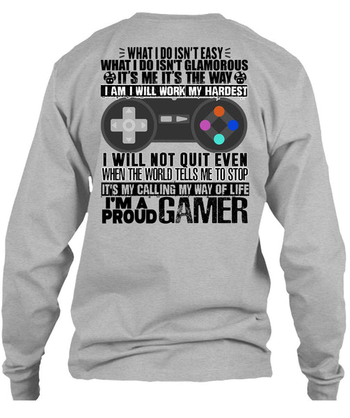 I'm A Proud Gamer T Shirt, I Love Gaming T Shirt