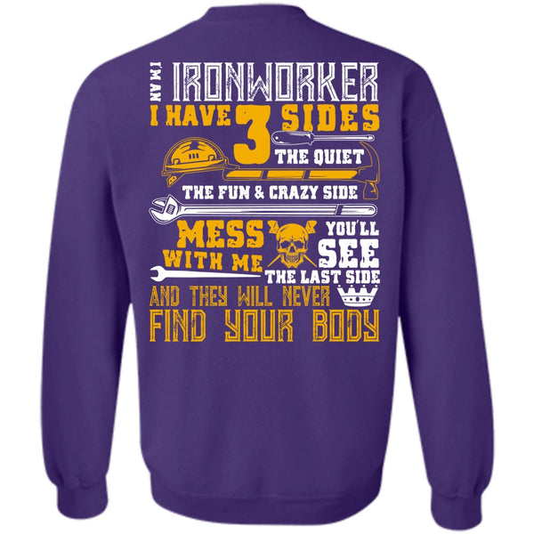 Find Your Body T Shirt, I Love Ironworker Sweatshirt