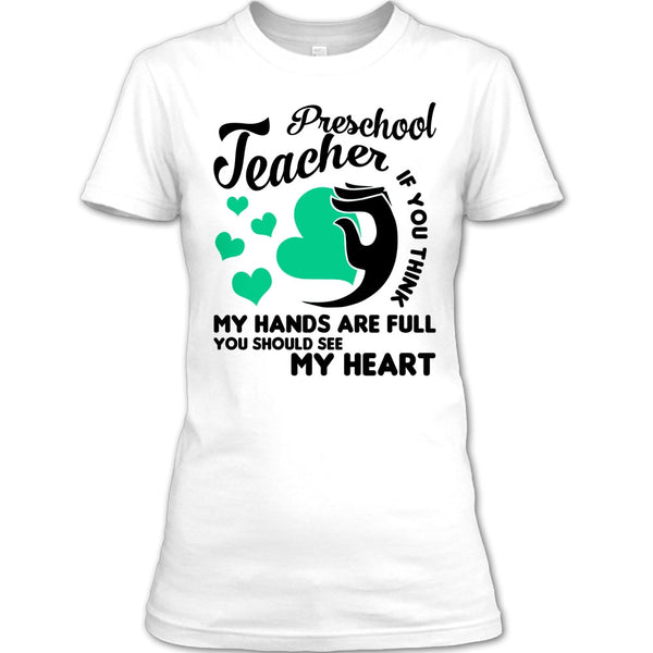 Preschool Teacher T Shirt, Teacher's Day Gift T Shirt