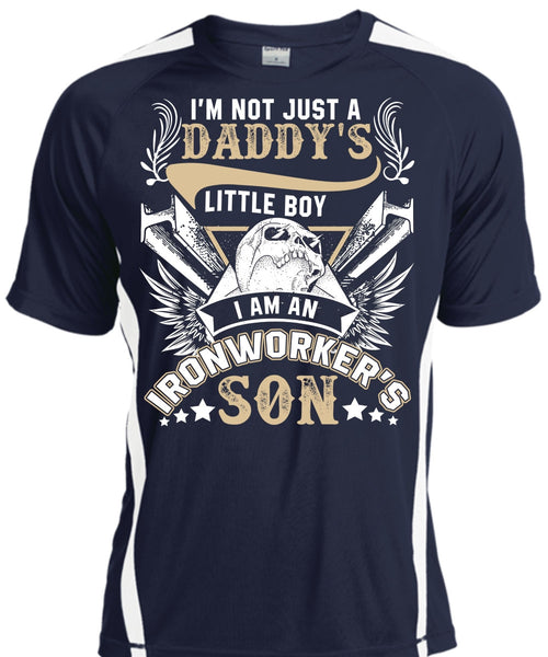 I Am An Ironworker's Son T Shirt, Daddy's Little Boy T Shirt, Cool Shirt
