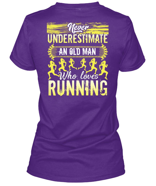 Old Man Who Loves Running T Shirt, Being A Runner T Shirt