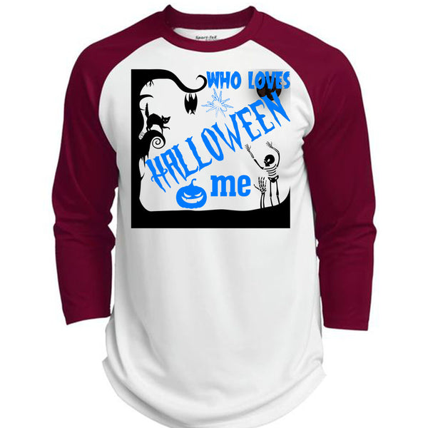 Who Loves Halloween Me T Shirt, I Love You Pumpkin T Shirt, Awesome T-Shirts  (Polyester Game Baseball Jersey)