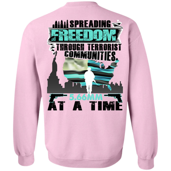 I Love Veteran T Shirt, Spreading Freedom Sweatshirt