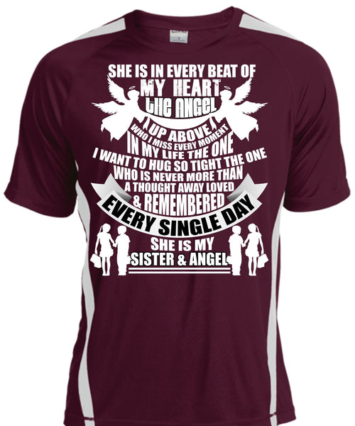 She Is My Sister And Angel T Shirt, Beat Of My Heart T Shirt, Cool Shirt