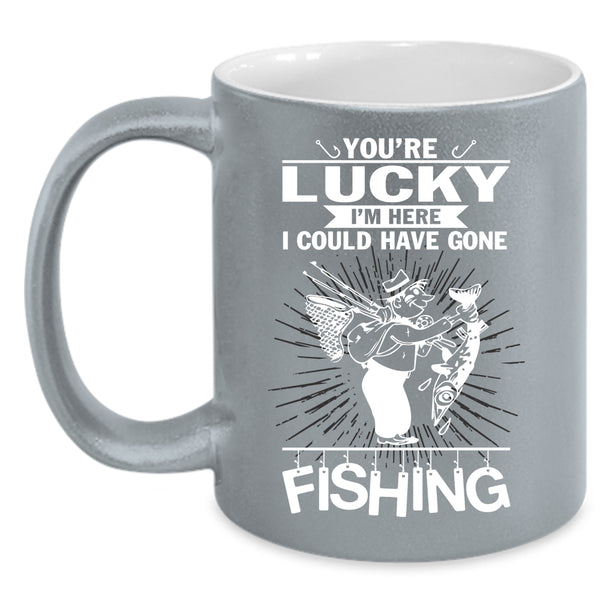 I Could Have Gone Fishing Coffee Mug, Outdoor Coffee Cup