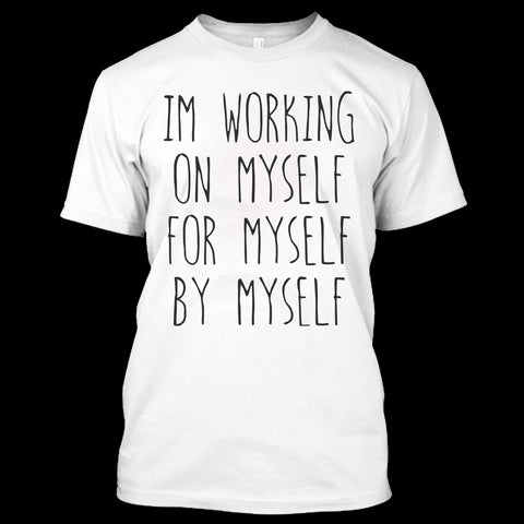 A black t-shirt with the shopify logo