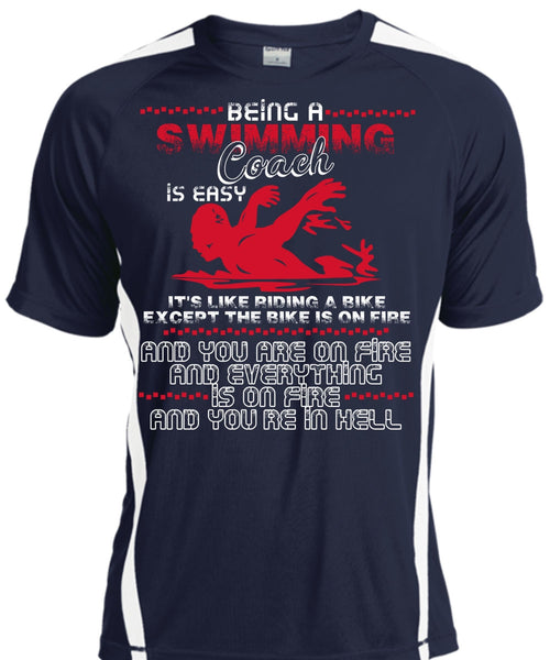 Being A Swimming Coach T Shirt, You're In Hell T Shirt, Cool Shirt