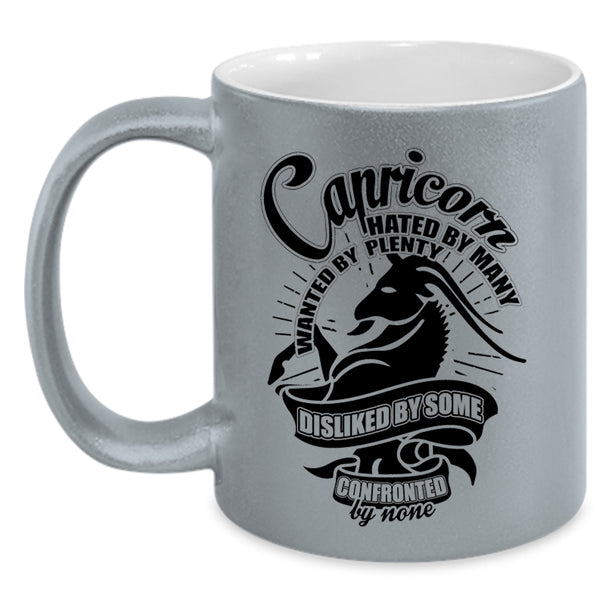 Awesome Capricorn Coffee Mug, Capricorn Wanted By Plenty Accent Mug