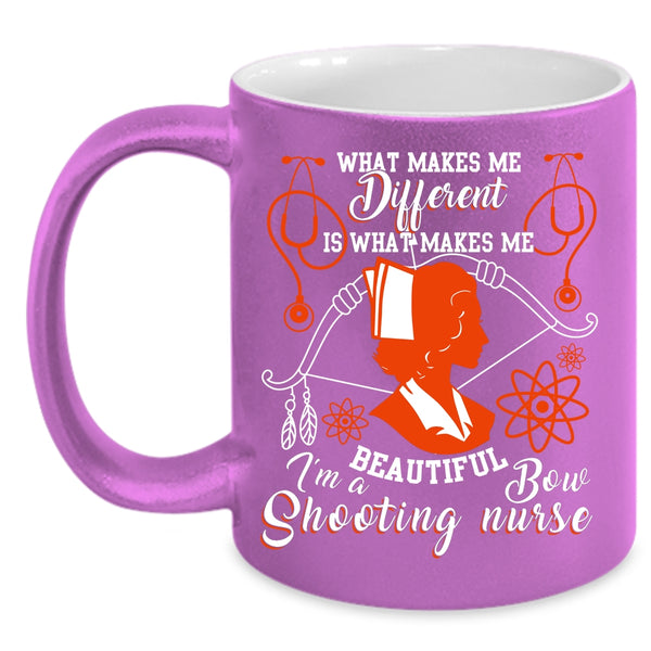 I'm A Bow Shooting Nurse Coffee Mug, Awesome Nurses Coffee Cup